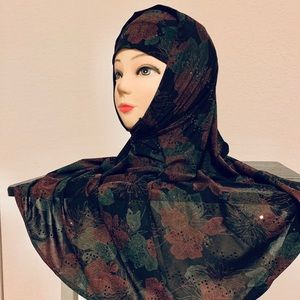 Women’s 2 pieces Hijab set, one size fits all